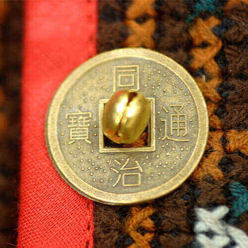 モン族 金貨ボタン ベスト | エスニックファッション アジアン
